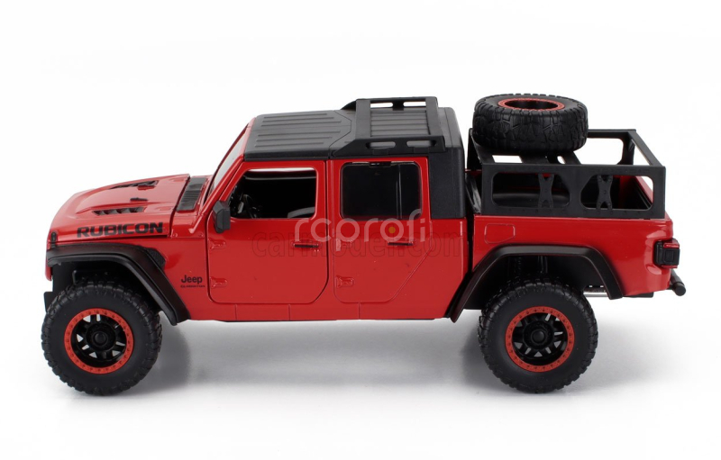 Jada Jeep Gladiator Pick-up 2020 With Set 4x Tires 1:24 Červená Černá