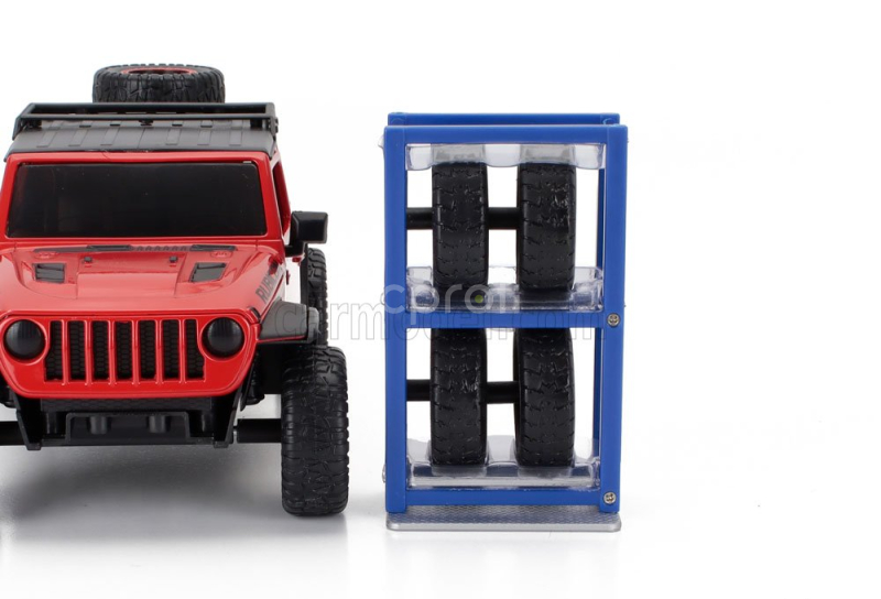 Jada Jeep Gladiator Pick-up 2020 With Set 4x Tires 1:24 Červená Černá