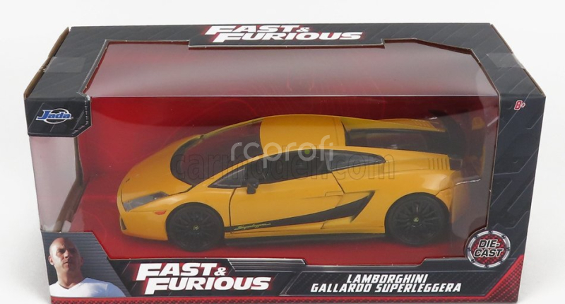 Jada Lamborghini Gallardo Superleggera 2007 - Fast & Furious 1:24 Žlutá
