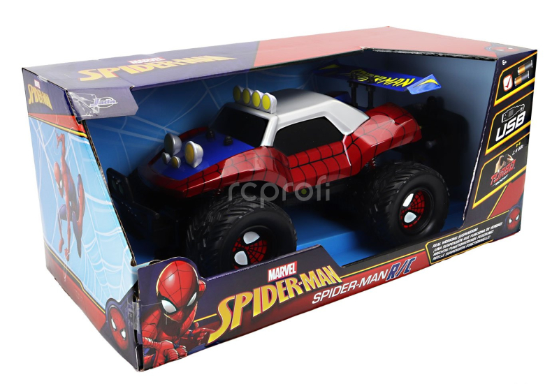 Jada Mayers manx Buggy Spiderman Marvel 1964 1:14 Modrá Červená