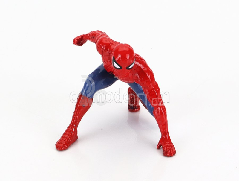 Jada Mayers manx Buggy With Spiderman Figure Marvel 1964 1:24 Modrá Červená