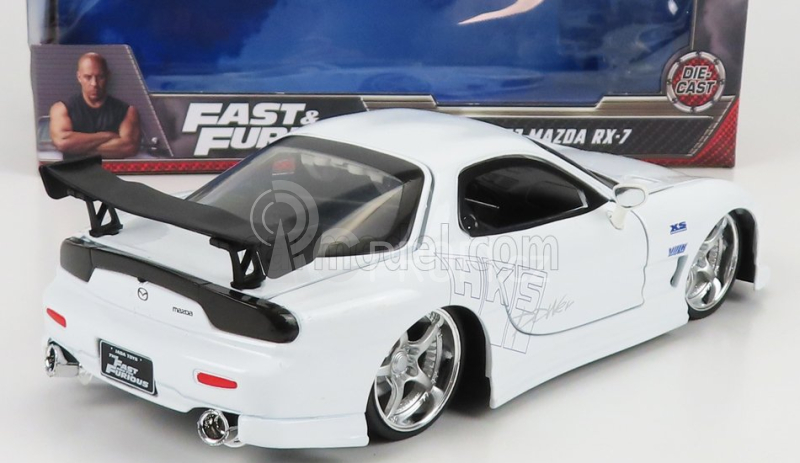 Jada Mazda Rx-7 Coupe 1993 - Fast & Furious 1:24 Bílá
