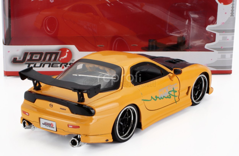 Jada Mazda Rx-7 Hks Power Coupe 1993 1:24 Žlutá Černá