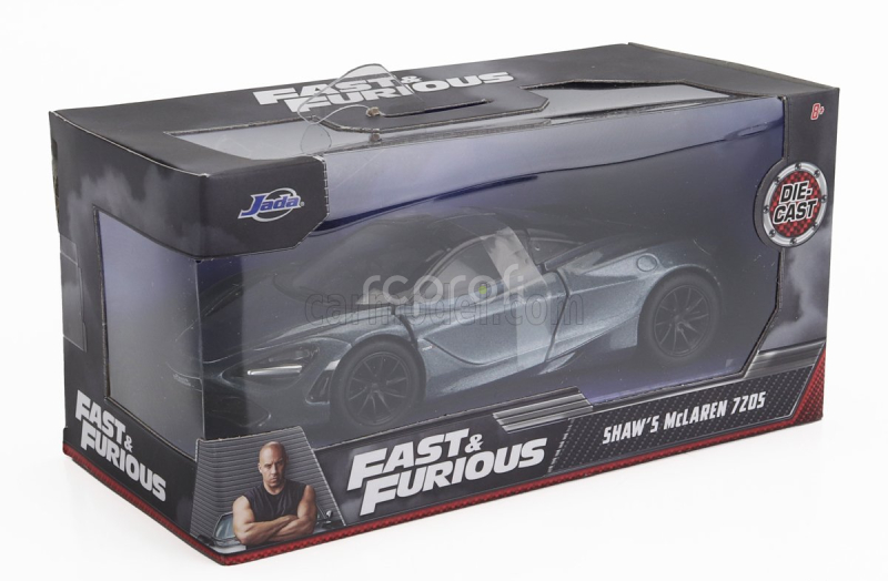 Jada Mclaren Shaw's 720s 2017 Fast And Furious Hobbs And Shaw 2019 1:32 Modrá Šedá Met