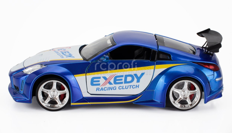 Jada Nissan 350z Exedy Racing Clutch Coupe 2003 1:24 Modrá Bílá