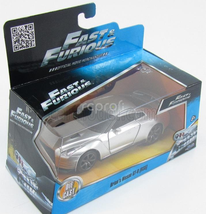 Jada Nissan Brian's Gt-r (r34) 1999 - Fast & Furious Vi (2012) 1:32 Matt Silver