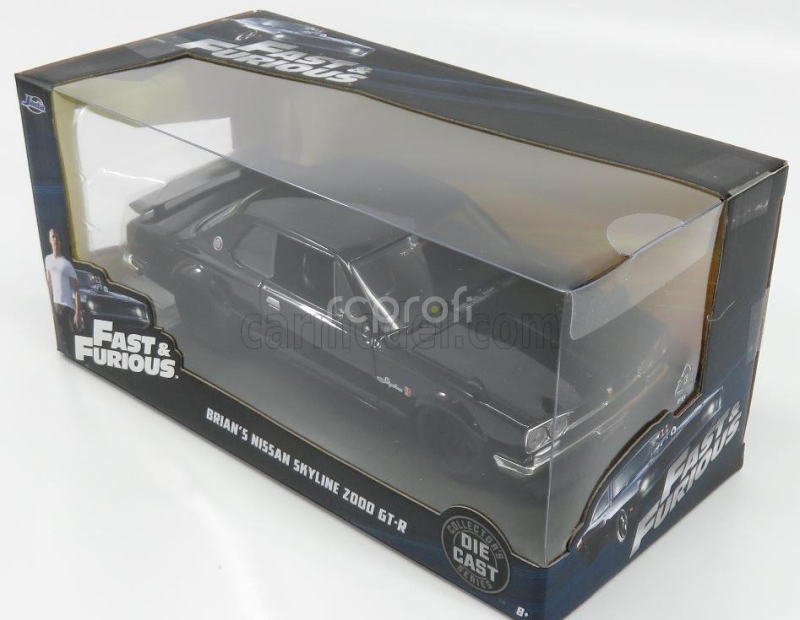 Jada Nissan Brian's Skyline 2000 Gt-r 1973 - Brian O'conner - Fast & Furious Vi (2013) 1:24 Black