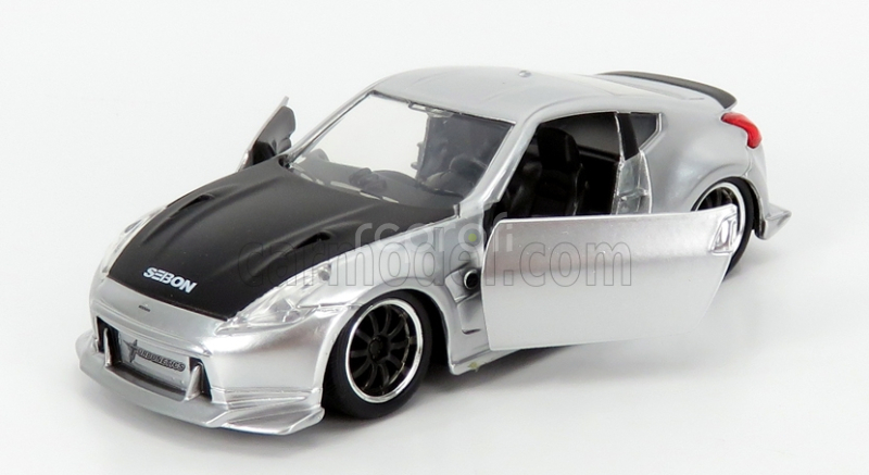 Jada Nissan Gisele's 370z Coupe (z34) 2008 - Fast & Furious 1:32 Stříbrná Černá