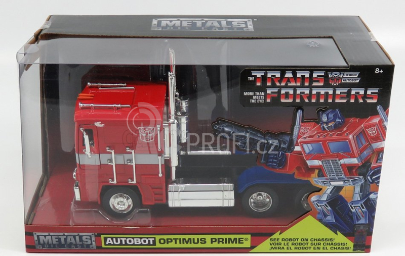 Jada Peterbilt 352 Tractor Truck 3-assi 1979 - Optimus Prime Transformers: Zánik 1:24