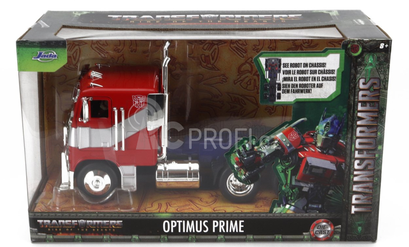 Jada Peterbilt 352 Tractor Truck 3-assi 1979 - Optimus Prime Transformers 1:24
