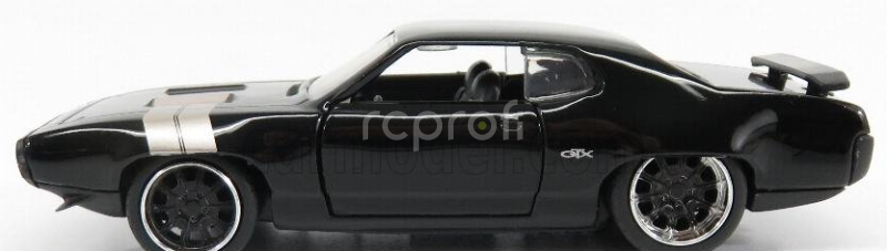 Jada Plymouth Dom's Gtx Coupe 1971 - Fast & Furious 8 2017 1:32 Černá Stříbrná