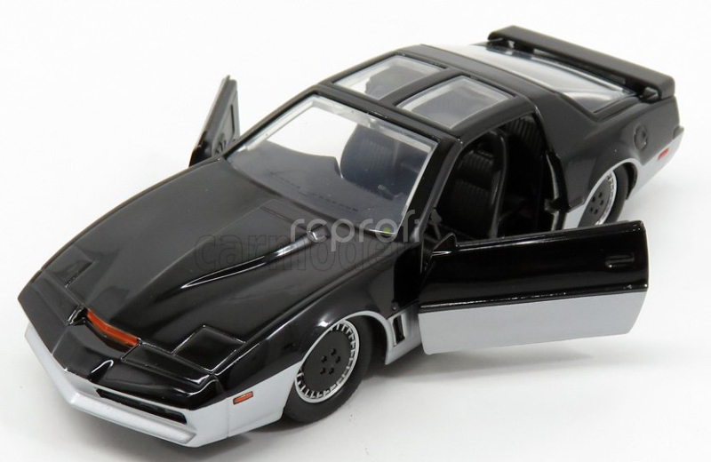 Jada Pontiac Trans-am - Supercar - Karr - Knight Automated Riving Robot 1:32 Černá Stříbrná