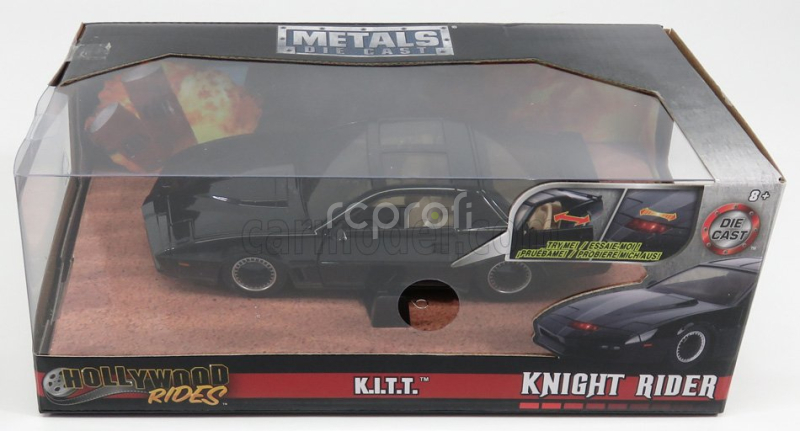 Jada Pontiac Trans-am - Supercar - Knight Rider - Kitt 1:24 Black