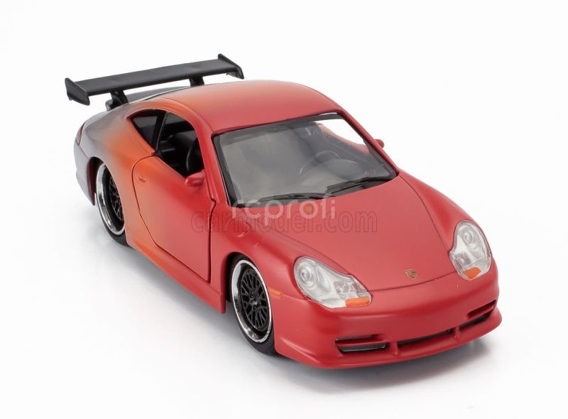 Jada Porsche 911 996 Gt3 Coupe 1999 1:32 Oranžové Stříbro