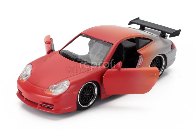 Jada Porsche 911 996 Gt3 Coupe 1999 1:32 Oranžové Stříbro