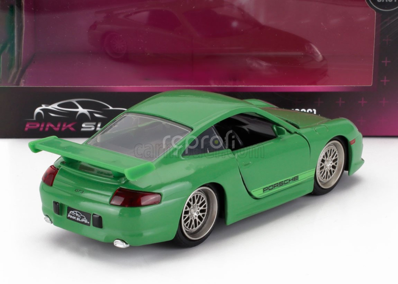 Jada Porsche 911 996 Gt3 Coupe 1999 1:32 Zelená