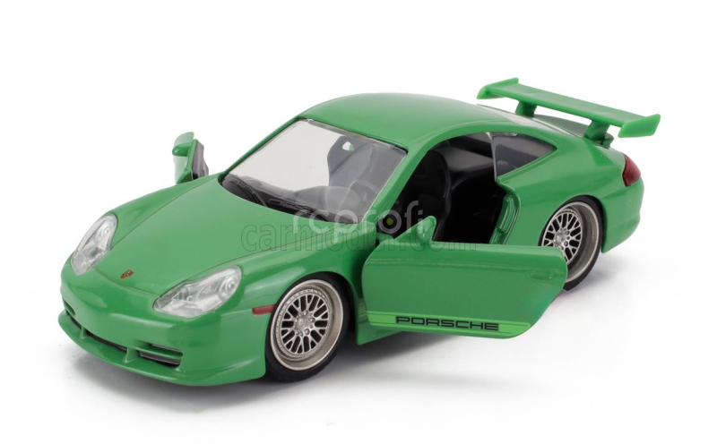 Jada Porsche 911 996 Gt3 Coupe 1999 1:32 Zelená
