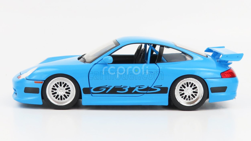 Jada Porsche 911 996 Gt3 Rs Coupe 2001 - Fast & Furious 1:24 Světle Modrá