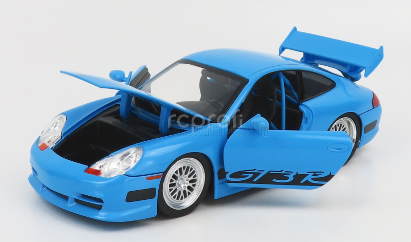 Jada Porsche 911 996 Gt3 Rs Coupe 2001 - Fast & Furious 1:24 Světle Modrá