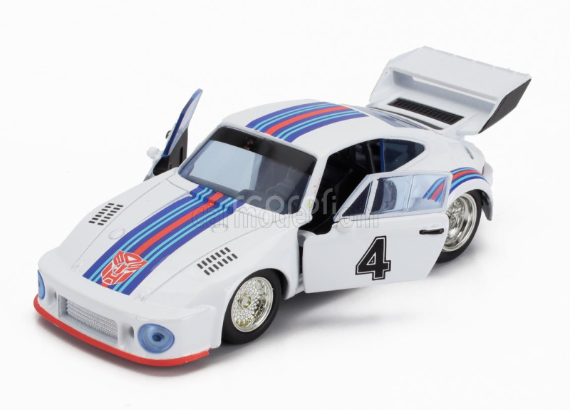 Jada Porsche 935 Martini Racing N 4 Racing Coupe 1981 - Transformers 1:32 Bílá