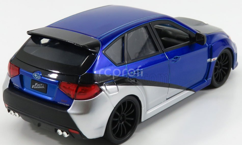 Jada Subaru Impreza Wrx Sti 2009 - Paul Walker - Brian O'conner - Fast & Furious Iv (2009) 1:24 Modrá Stříbrná Černá