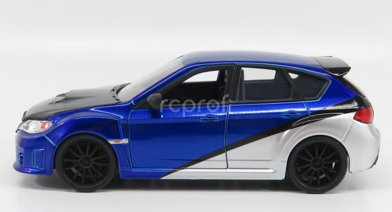 Jada Subaru Impreza Wrx Sti 2009 - Paul Walker - Brian O'conner - Fast & Furious Iv (2009) 1:24 Modrá Stříbrná Černá