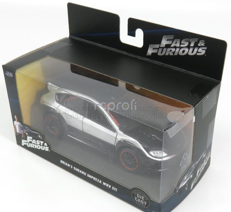 Jada Subaru Impreza Wrx Sti 2009 - Paul Walker - Brian O'conner - Fast & Furious Iv (2009) 1:32 Stříbrná Černá