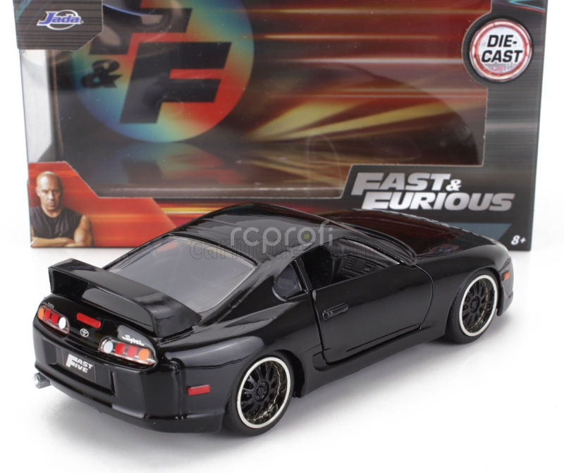 Jada Toyota Brian's - Paul Walker - Brian O'conner - Supra 1995 - Fast & Furious 1:32 Black