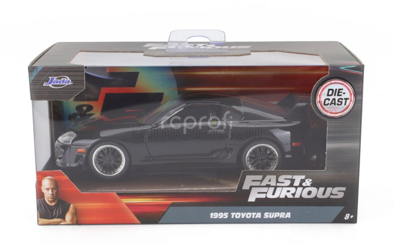Jada Toyota Brian's - Paul Walker - Brian O'conner - Supra 1995 - Fast & Furious 1:32 Black