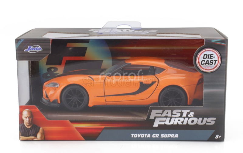 Jada Toyota Han's Supra 2021 - Fast & Furious 9 1:32 Oranžová Černá