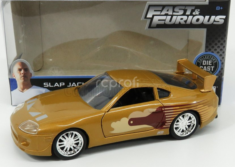 Jada Toyota Slap Jack's Supra Turbo Mkvi 1993 - Fast & Furious Ii (2003) 1:32 Gold