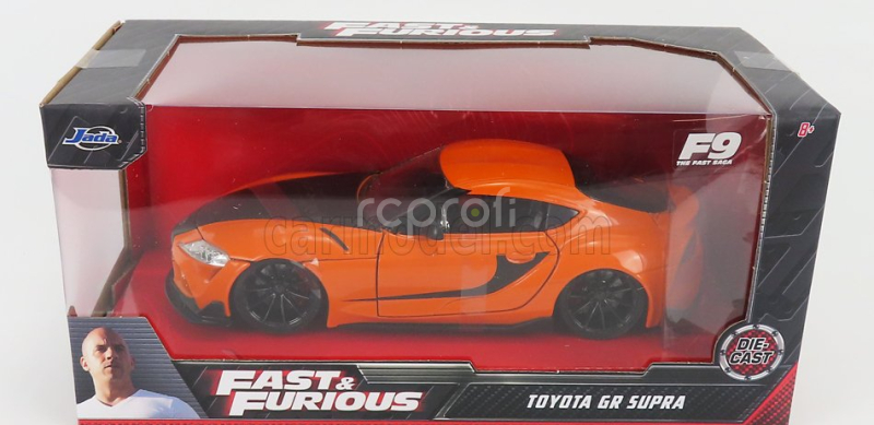 Jada Toyota Supra 2021 - Fast & Furious 9 2021 1:24 Orange