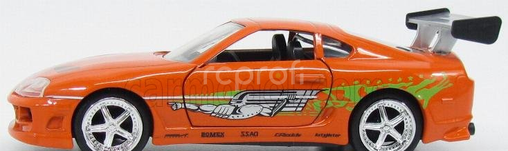 Jada Toyota Supra Mkiv 1995 - Paul Walker - Brian O'conner - Fast & Furious I (2001) 1:32 Oranžová Zelená