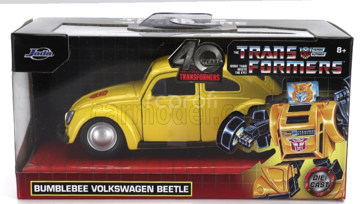 Jada Volkswagen Beetle 1969 - Bumblebee Transformers - Movie 1:32 Žlutá