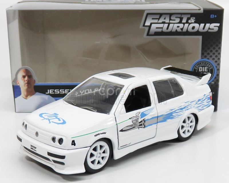 Jada Volkswagen Jesse's Jetta A3 1995 - Fast & Furious I (2001) 1:32 Bílá