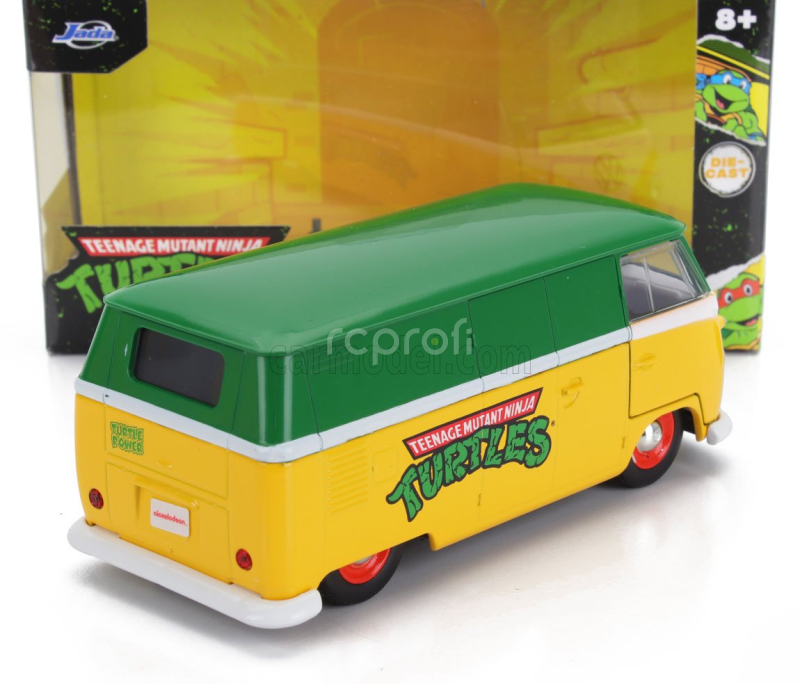 Jada Volkswagen T1 Van 1962 - Ninja Turtles - Tartarughe Ninja 1:32 Černá Zelená
