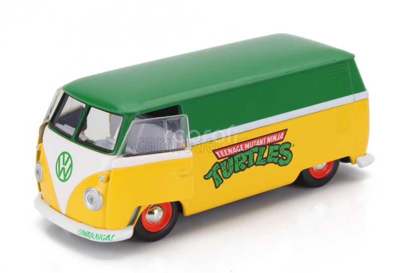 Jada Volkswagen T1 Van 1962 - Ninja Turtles - Tartarughe Ninja 1:32 Černá Zelená