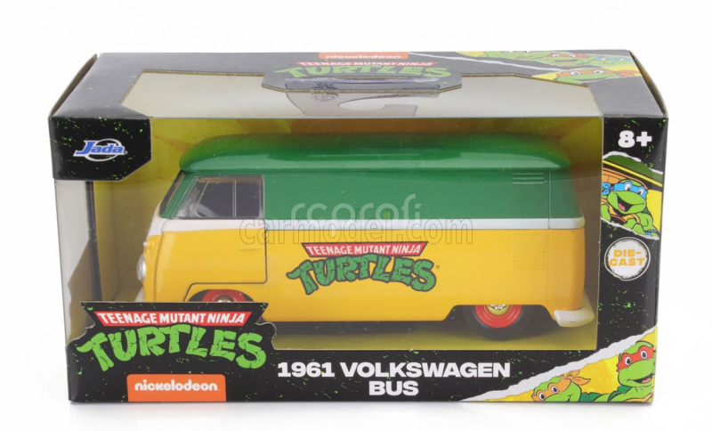 Jada Volkswagen T1 Van 1962 - Ninja Turtles - Tartarughe Ninja 1:32 Černá Zelená