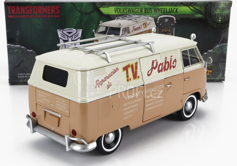 Jada Volkswagen T1 Van Wheeljack 1965 - The Transformers 1:24 2 Odstíny Béžové