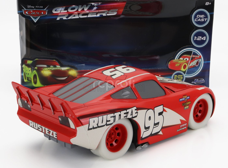 Jada Walt disney Saetta Lightning Mcqueen - Cars Movie 1:24 Červená Žlutá