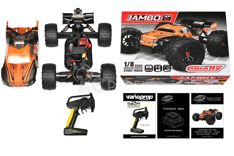 JAMBO XP 6S - Model 2022 1/8 Monster Truck 4WD - RTR - Brushless Power 6S