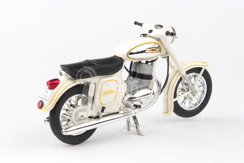 Abrex Jawa 350 Kývačka Automatic (1966) 1:18 - Bílá