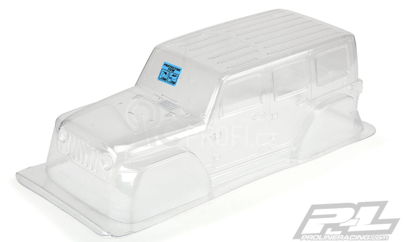 Jeep Wrangler čirá karoserie pro TRX-4 Traxxas podvozek