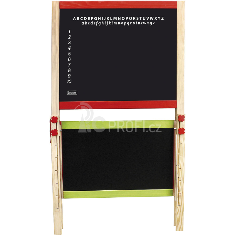 Jeujura Dřevěná multiaktivní tabule se vzory 66x54 cm a příslušenstvím