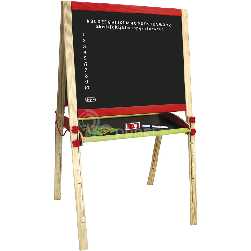 Jeujura Dřevěná multiaktivní tabule se vzory 66x54 cm a příslušenstvím