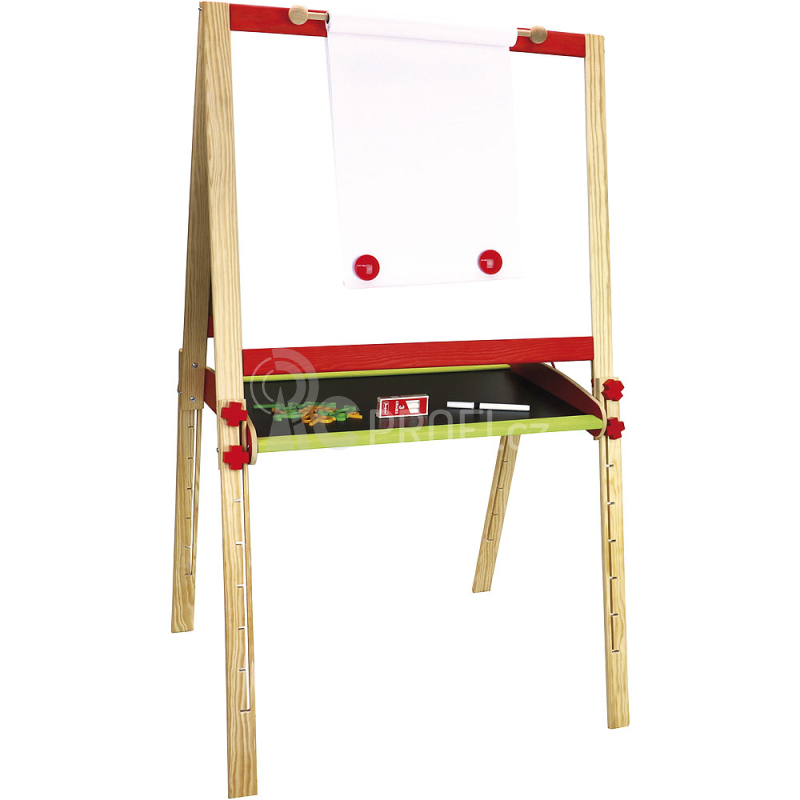Jeujura Dřevěná multiaktivní tabule se vzory 66x54 cm a příslušenstvím