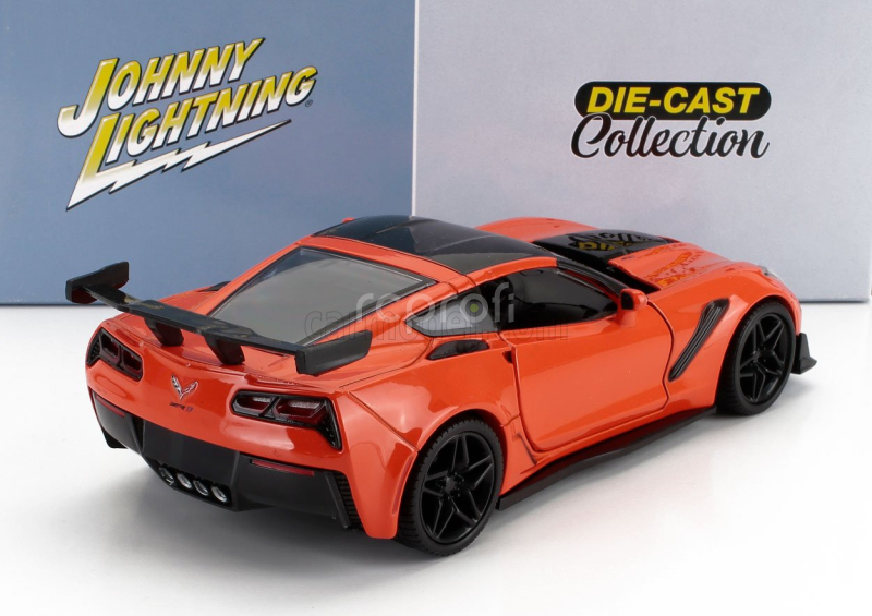 Johnny lightning Chevrolet Corvette Zr1 2019 1:24 Oranžová Černá