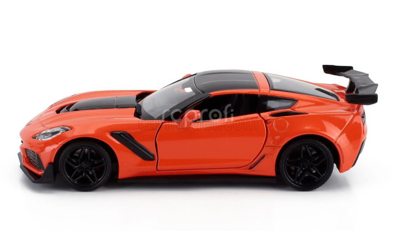 Johnny lightning Chevrolet Corvette Zr1 2019 1:24 Oranžová Černá