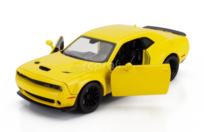 Johnny lightning Dodge Challenger Srt Hellcat Widebody 2018 1:24 Žlutá