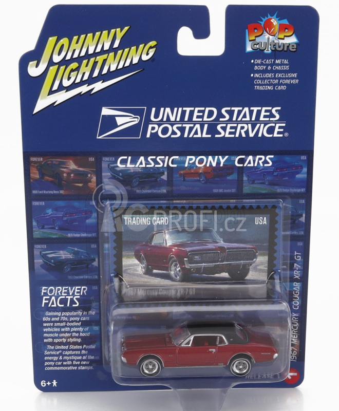 Johnny lightning Dodge Set Assortment 6 Pieces 1:64 Různé